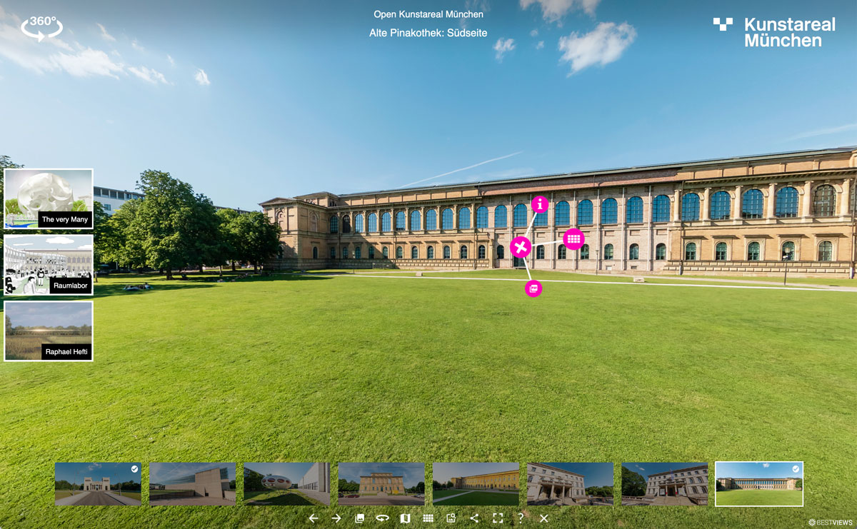 Open Kunstareal: Digital 360° Exhibition