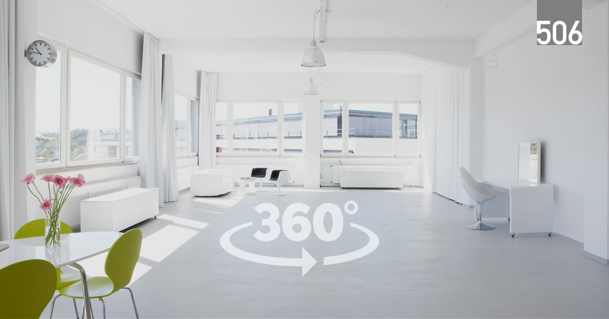 360° tour daylight studio